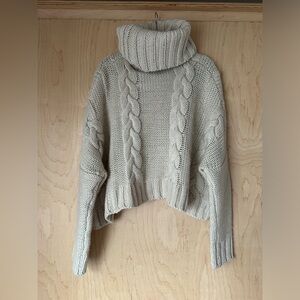 Lovestitch cream turtleneck sweater